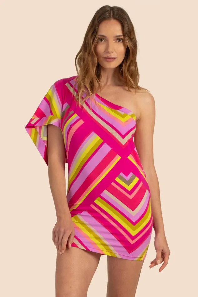 SHOP Trina Turk MATCHING SWIM SETS WALTZ ONE SHOULDER TUNIC
