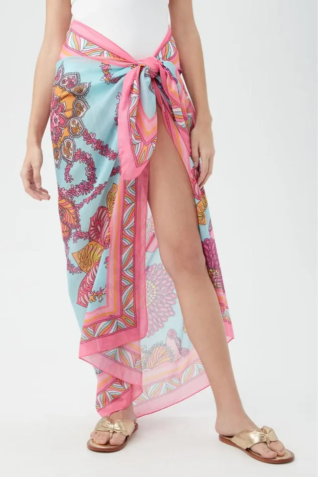 SHOP Trina Turk MATCHING SWIM SETS WOMEN039S MEILANI PAREO SWIM COVERUP