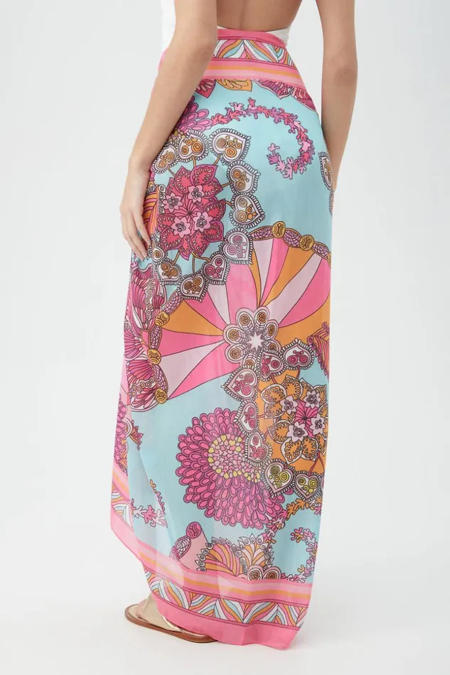 SHOP Trina Turk MATCHING SWIM SETS WOMEN039S MEILANI PAREO SWIM COVERUP