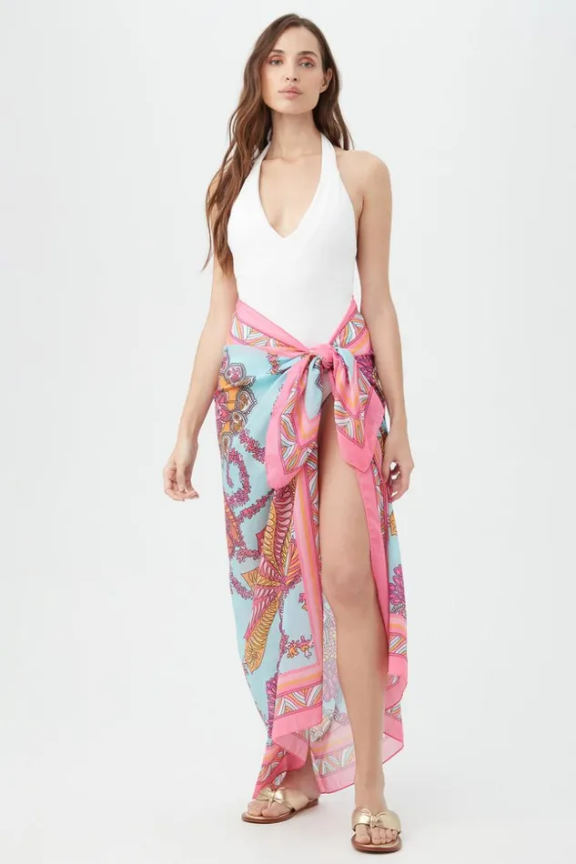 SHOP Trina Turk MATCHING SWIM SETS WOMEN039S MEILANI PAREO SWIM COVERUP