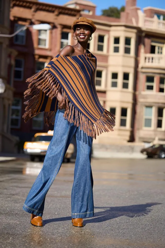 SHOP Trina Turk SWEATERS and KNITS MIRADOR PONCHO