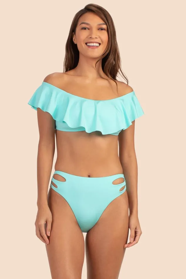 SHOP Trina Turk SWIM TOPS MONACO SOLIDS OFF THE SHOULDER BANDEAU
