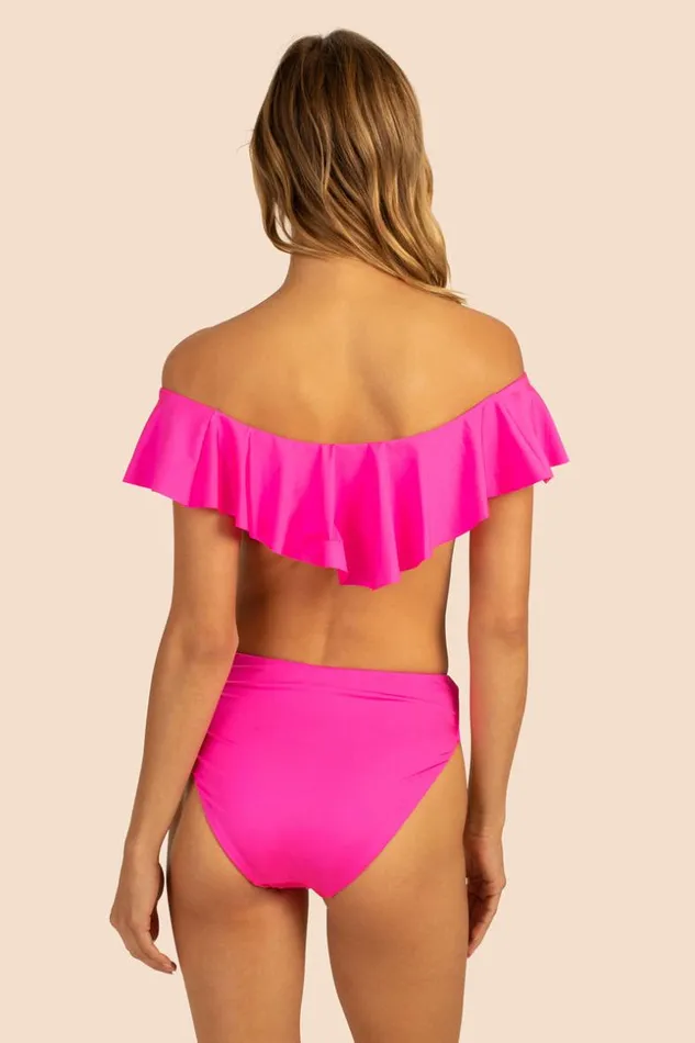 SHOP Trina Turk SWIM TOPS MONACO SOLIDS OFF THE SHOULDER BANDEAU