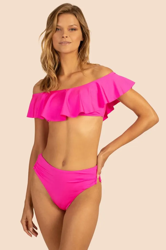 SHOP Trina Turk SWIM TOPS MONACO SOLIDS OFF THE SHOULDER BANDEAU