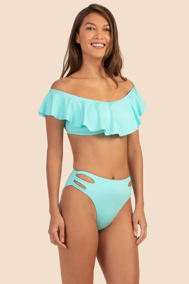 SHOP Trina Turk SWIM TOPS MONACO SOLIDS OFF THE SHOULDER BANDEAU