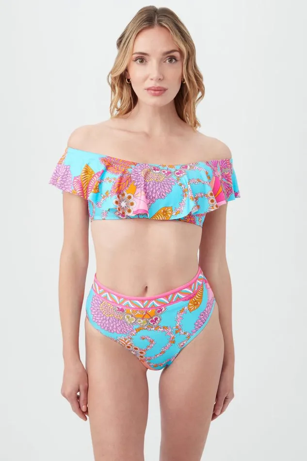 SHOP Trina Turk SWIM TOPS WOMEN039S MEILANI OFF THE SHOULDER BANDEAU SWIM TOP