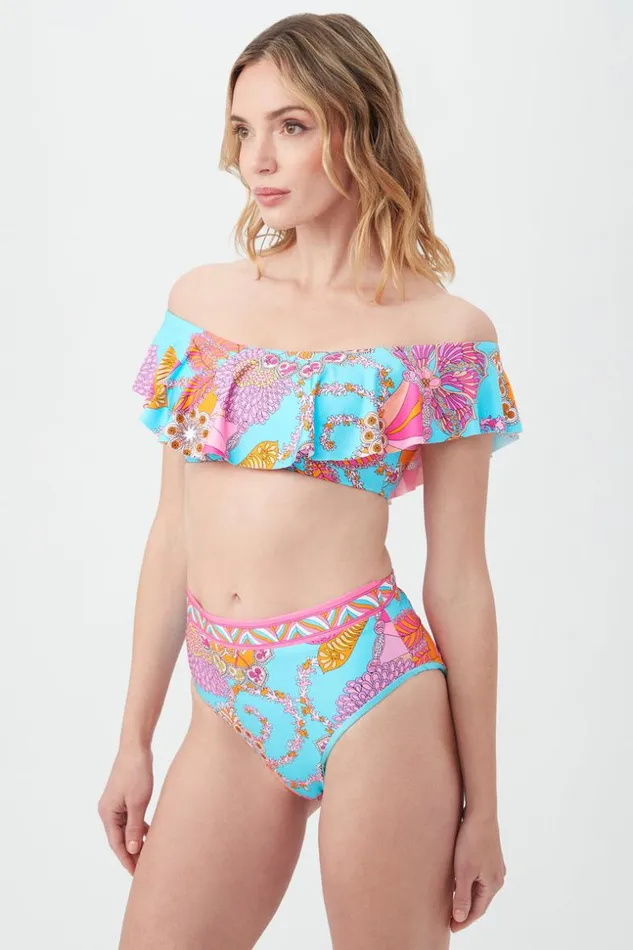 SHOP Trina Turk SWIM TOPS WOMEN039S MEILANI OFF THE SHOULDER BANDEAU SWIM TOP