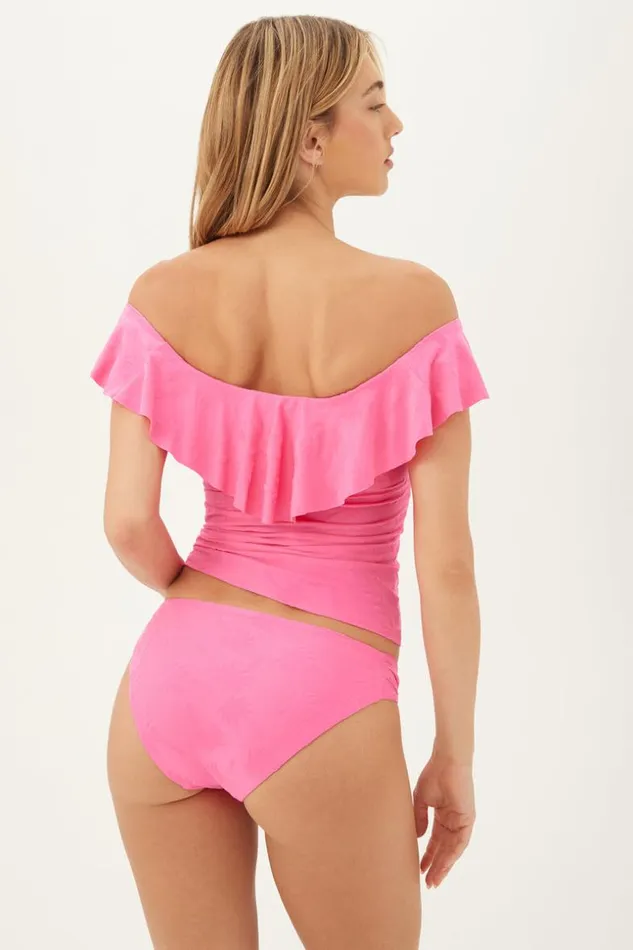 SHOP Trina Turk SWIM TOPS WOMEN039S SWAY OFF THE SHOULDER RUFFLE TANKINI SWIM TOP