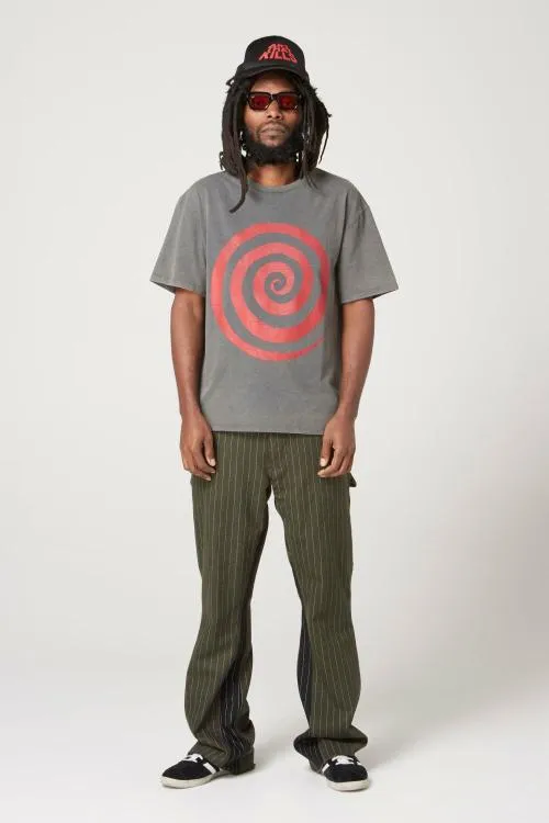 Short Sleeve Men Gallery Dept LOST TEE Faded Black