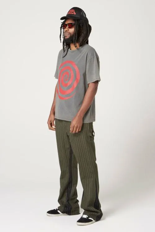 Short Sleeve Men Gallery Dept LOST TEE Faded Black