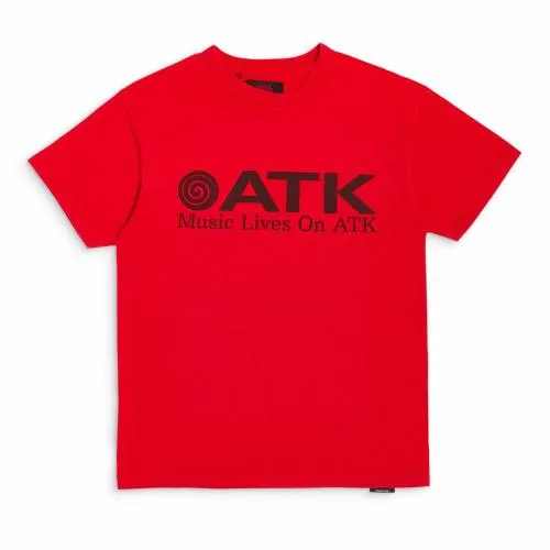 Short Sleeve Men Gallery Dept MUSIC LIVES ON ATK Red