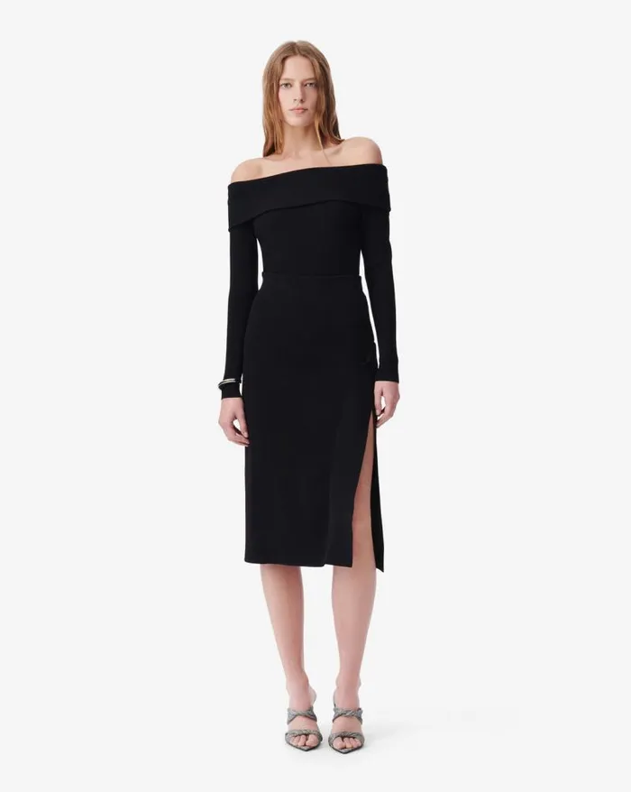 Shorts and Skirts Women IRO AYOKO RIBBED MIDI SKIRT