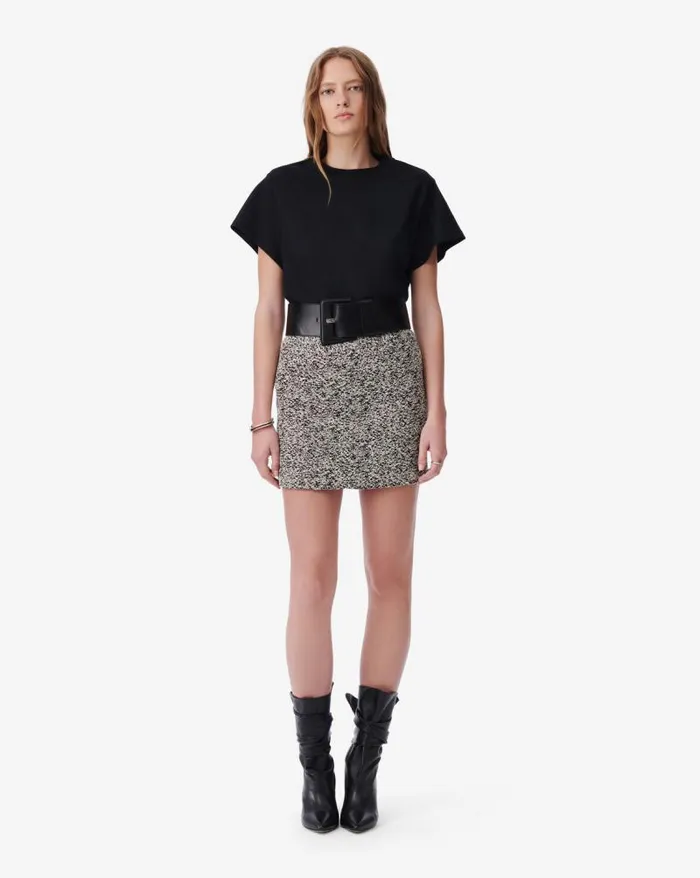 Shorts and Skirts Women IRO HORTENSE SHORT DRAPED TWEED SKIRT
