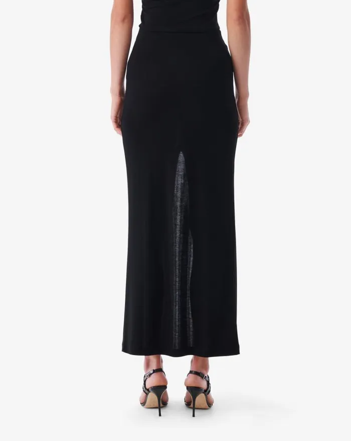 Shorts and Skirts Women IRO ROKAYA SLIT MIDI SKIRT