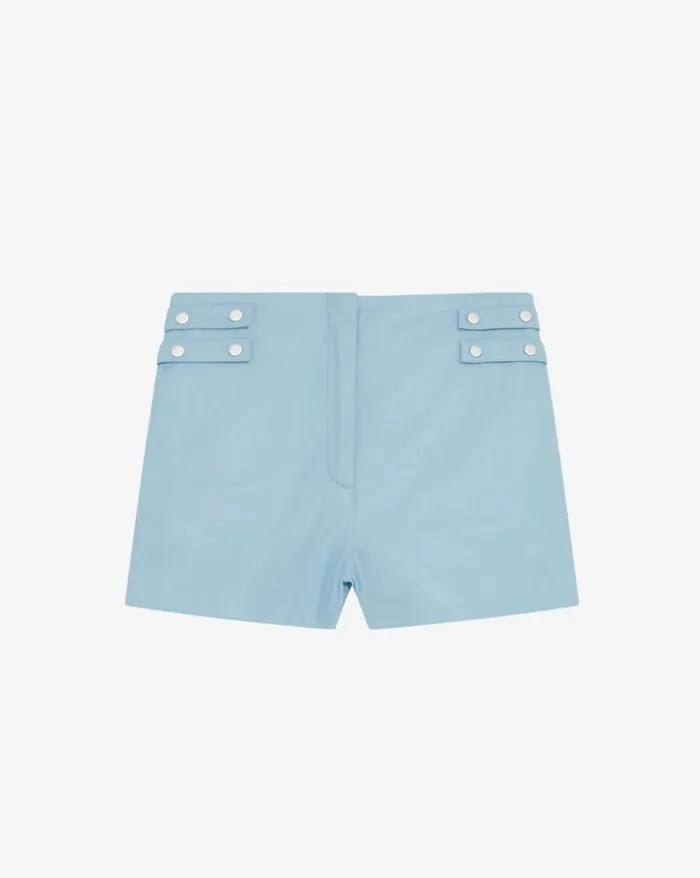 Shorts and Skirts Women IRO YARENA LEATHER SHORTS
