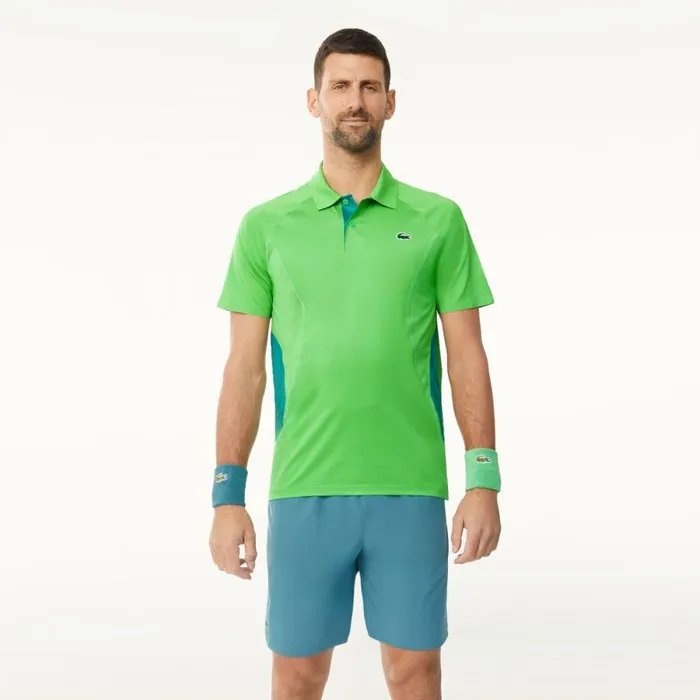 Shorts and Swim Men Lacoste Men039s Lacoste Tennis X Novak Djokovic Shorts Hydro Blue Iy4