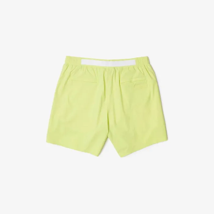 Shorts and Swim Men Lacoste Men039s Light Swim Trunks Flashy Yellow Tuk