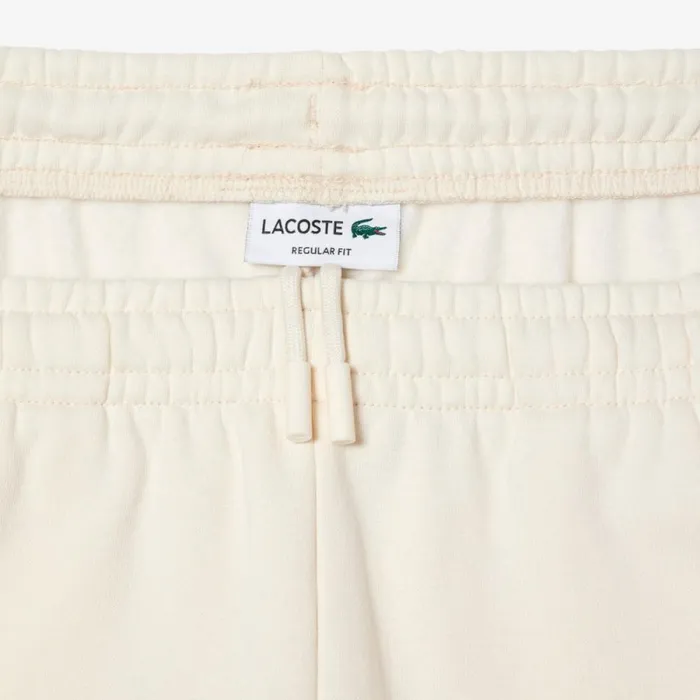Shorts and Swim Men Lacoste Men039s Regular Fit Brushed Fleece Colorblock Shorts White Brown Navy Blue Ri2