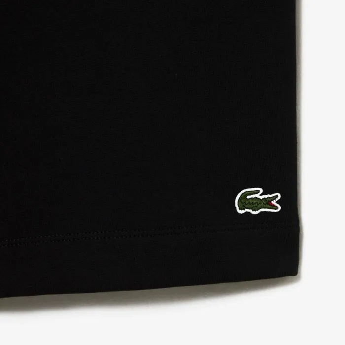 Shorts and Swim Men Lacoste Men039s Regular Fit Fleece Shorts Black 031
