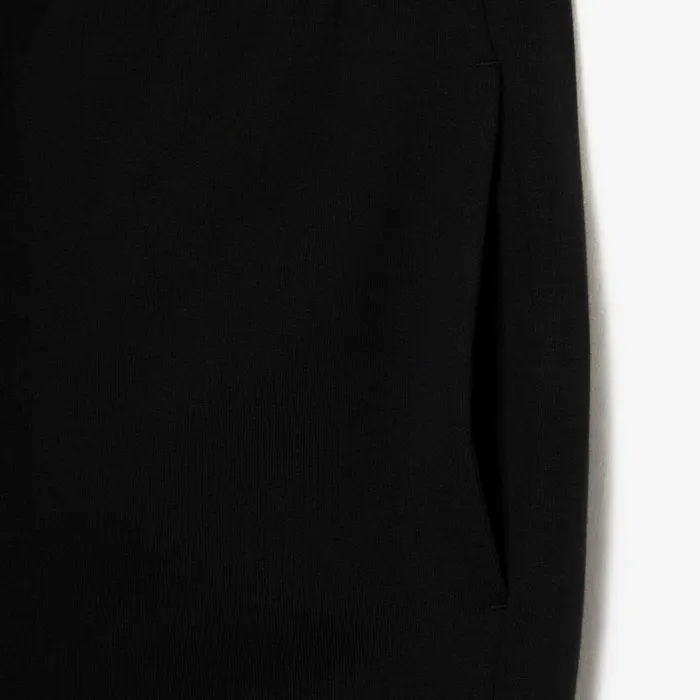 Shorts and Swim Men Lacoste Men039s Regular Fit Fleece Shorts Black 031