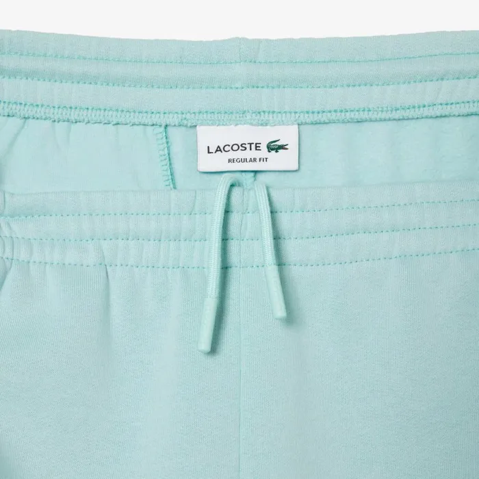 Shorts and Swim Men Lacoste Men039s Regular Fit Fleece Shorts Mint Lgf