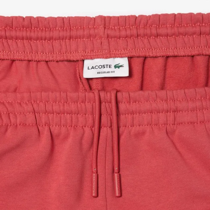 Shorts and Swim Men Lacoste Men039s Regular Fit Fleece Shorts Pink Zv9