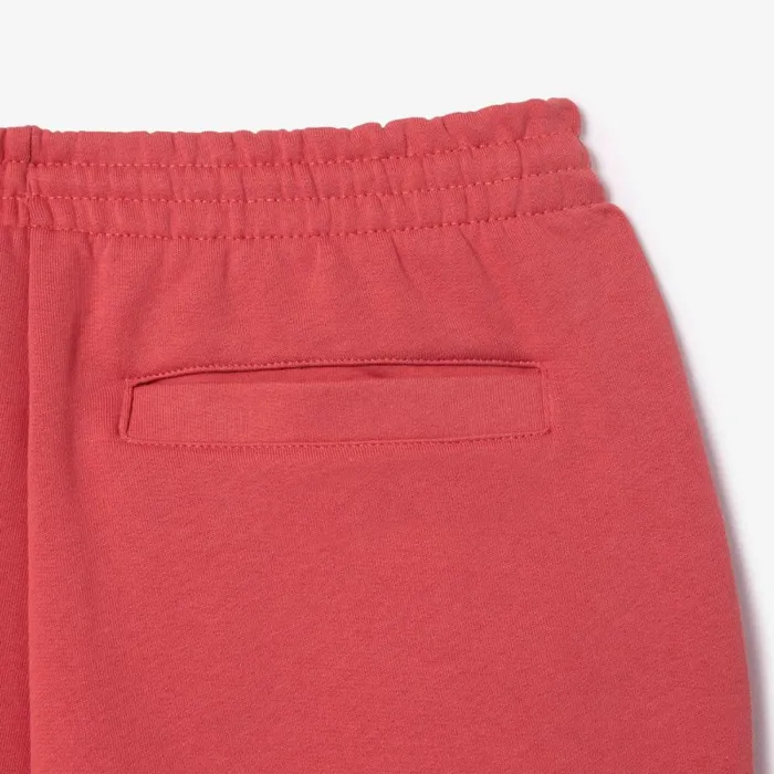 Shorts and Swim Men Lacoste Men039s Regular Fit Fleece Shorts Pink Zv9