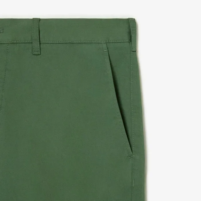 Shorts and Swim Men Lacoste Men039s Slim Fit Stretch Cotton Shorts Khaki Green Kx5