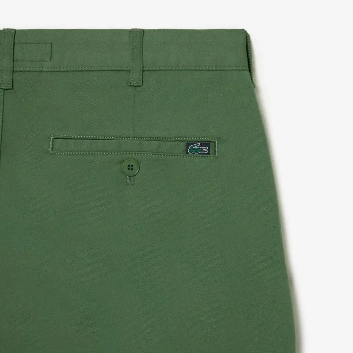 Shorts and Swim Men Lacoste Men039s Slim Fit Stretch Cotton Shorts Khaki Green Kx5