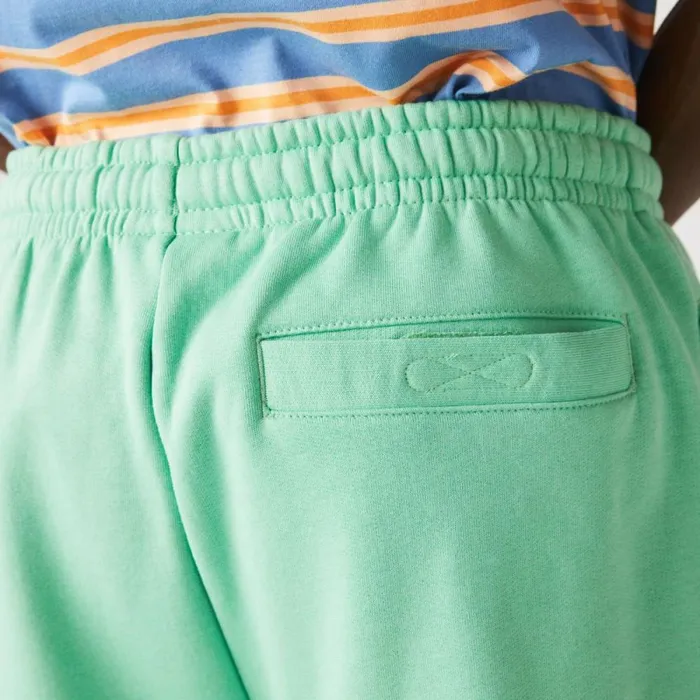 Shorts and Swim Men Lacoste Men039s SPORT Tennis Fleece Shorts Lime Green Ttf