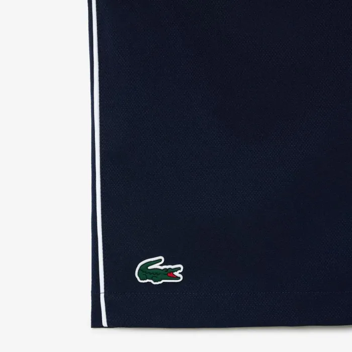 Shorts and Swim Men Lacoste Men039s Stretch Tennis Shorts Navy Blue Blue Ri4