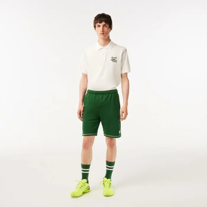 Shorts and Swim Men Lacoste Mens Sport Roland Garros Edition Flannel Shorts Pine Green 132 Shorts and Swim Men Lacoste Mens Sport Roland Garros Edition Flannel Shorts Pine Green 132