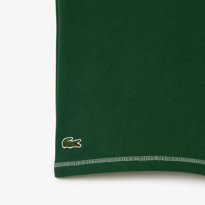 Shorts and Swim Men Lacoste Mens Sport Roland Garros Edition Flannel Shorts Pine Green 132