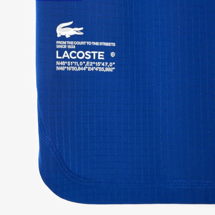 Shorts and Swim Men Lacoste Mens Sport Stretch Mesh Shorts Navy Blue Iu8