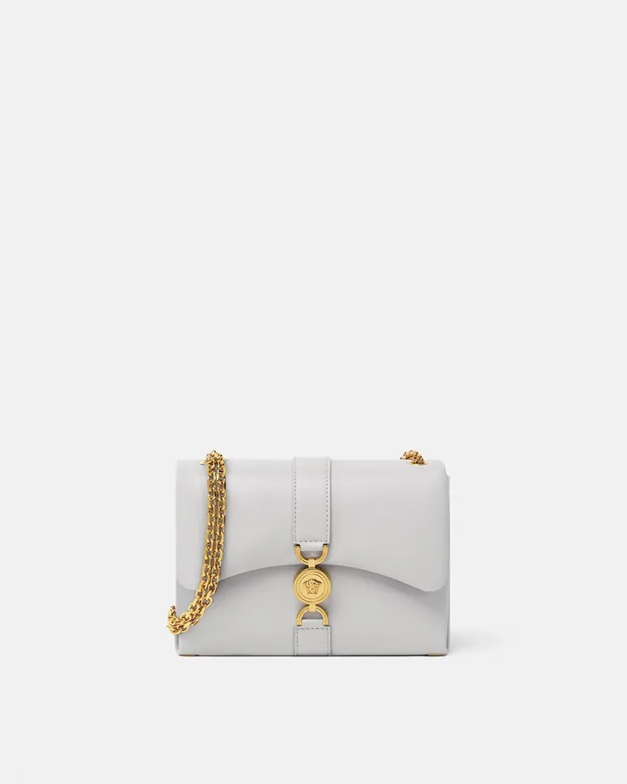 Shoulder and Crossbody Women Versace Kleio Shoulder Bag Gray