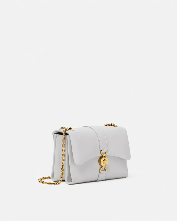 Shoulder and Crossbody Women Versace Kleio Shoulder Bag Gray