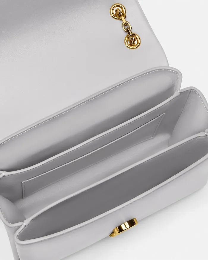 Shoulder and Crossbody Women Versace Kleio Shoulder Bag Gray