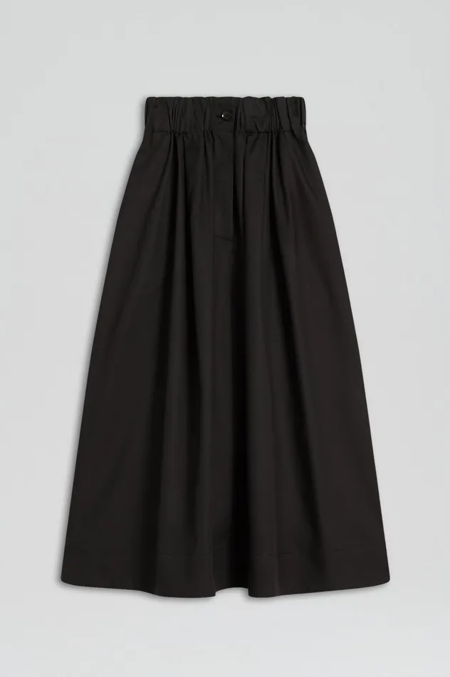 Skirts Scanlan Theodore Women WIDE CARGO SKIRT BLACK Skirts Scanlan Theodore Women WIDE CARGO SKIRT BLACK