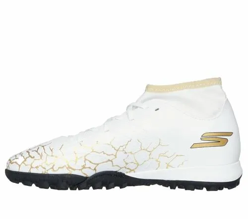SKX15 High Jr Youth TF White Black Gold Kids SKECHERS Big Kids UK Sizes 36