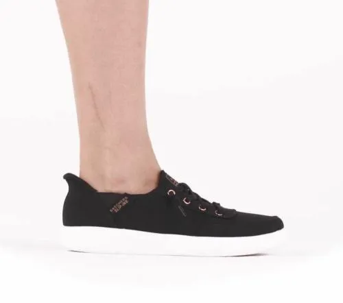 Slipins BOBS Skip Cute 8211 B Cute Sweet Black Women SKECHERS SlipOn