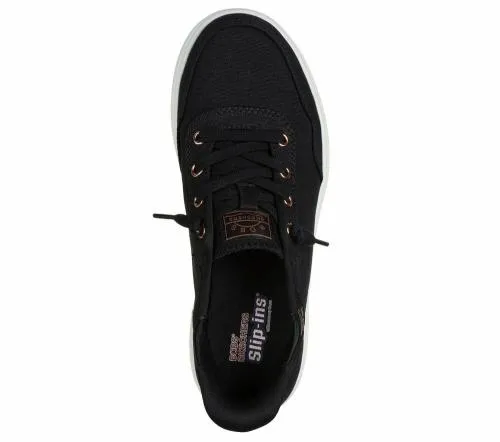 Slipins BOBS Skip Cute 8211 B Cute Sweet Black Women SKECHERS SlipOn