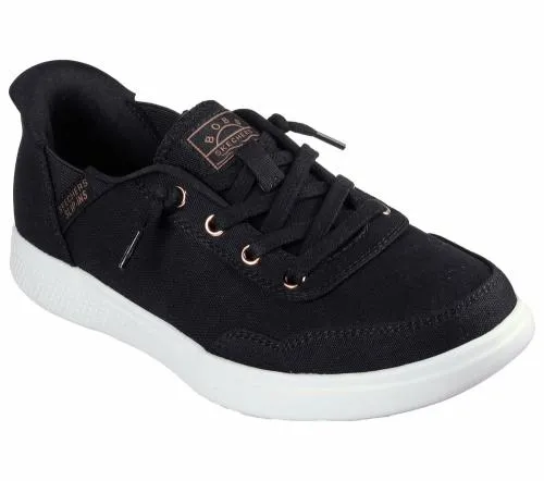 Slipins BOBS Skip Cute 8211 B Cute Sweet Black Women SKECHERS SlipOn