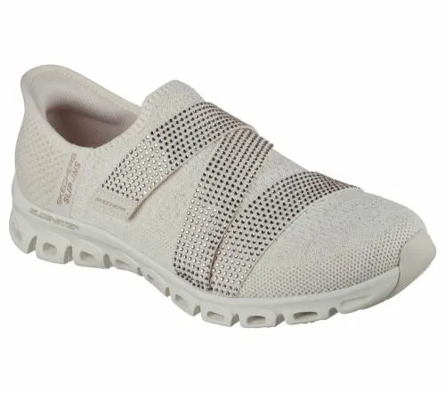Slipins GlideStep 8211 High Shine Natural Gold Women SKECHERS SlipOn
