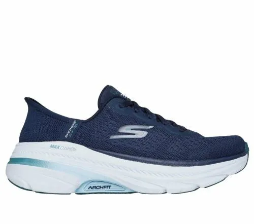 Slipins Max Cushioning Arch Fit 20 8211 Antilles Navy Teal Women SKECHERS SlipOn