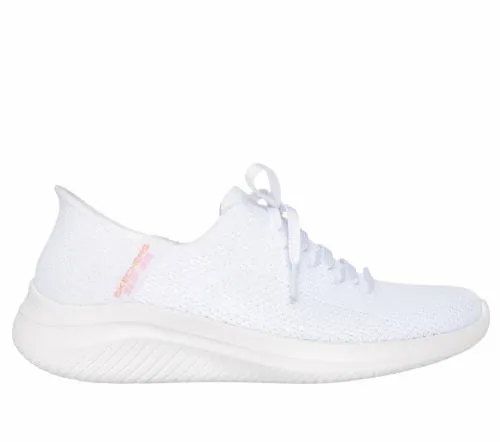 Slipins Ultra Flex 308211 Morning Blossom White Women SKECHERS SlipOn
