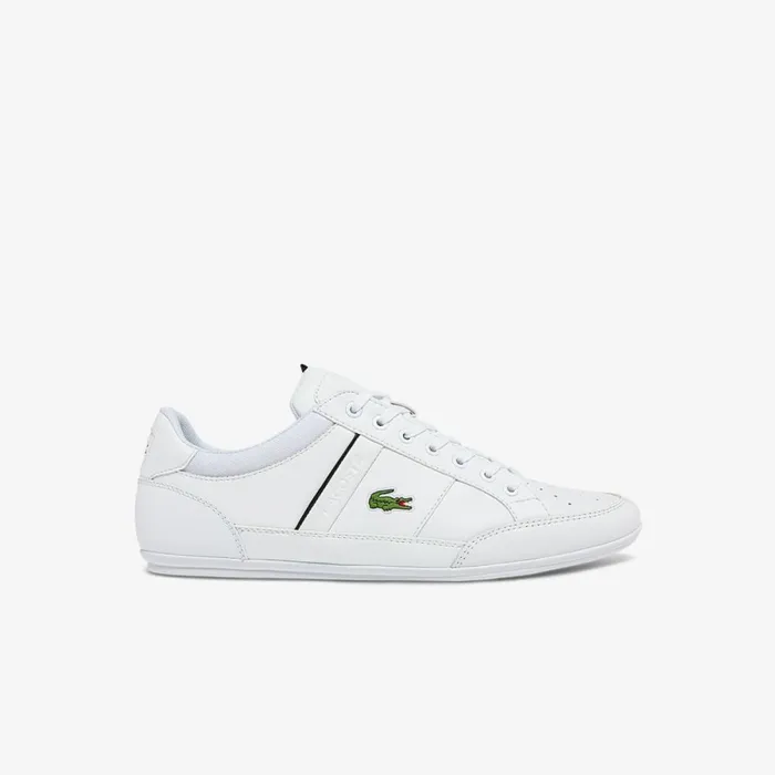 Sneakers Men Lacoste Men039s Chaymon Leather Sneakers Whiteblack 147