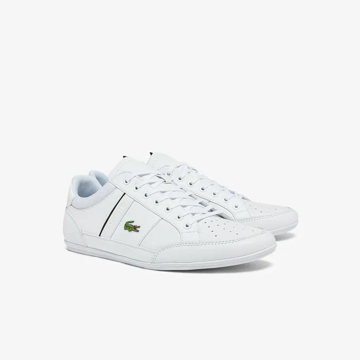 Sneakers Men Lacoste Men039s Chaymon Leather Sneakers Whiteblack 147