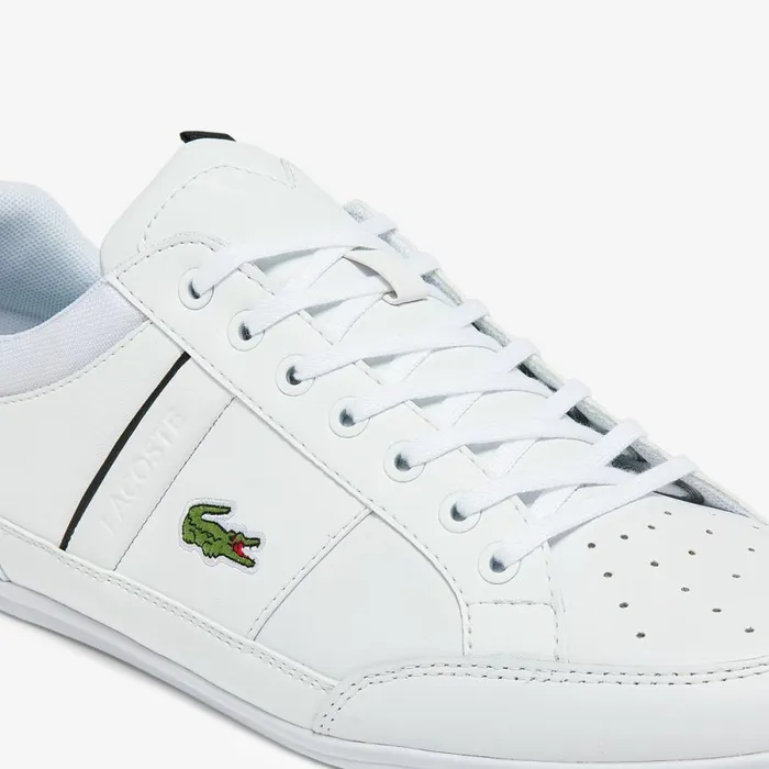 Sneakers Men Lacoste Men039s Chaymon Leather Sneakers Whiteblack 147
