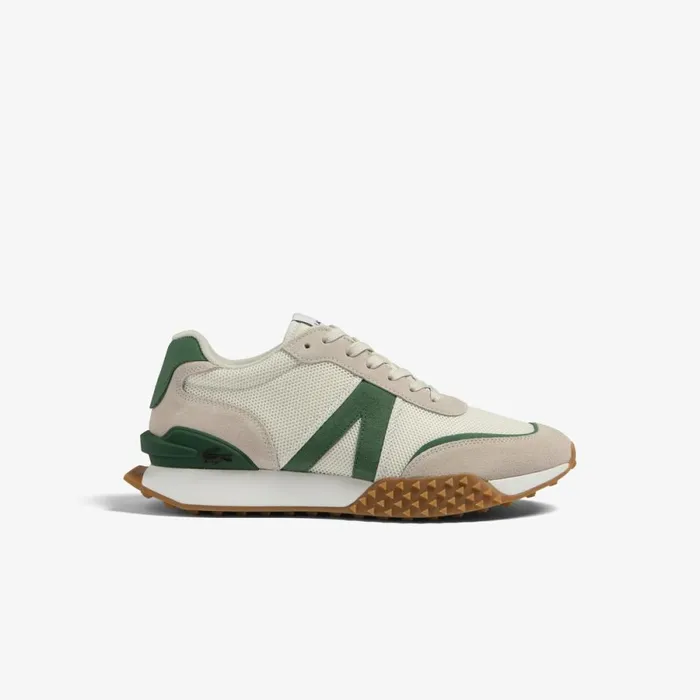 Sneakers Men Lacoste Men039s LSpin Deluxe Leather Sneakers Whitegreen 082