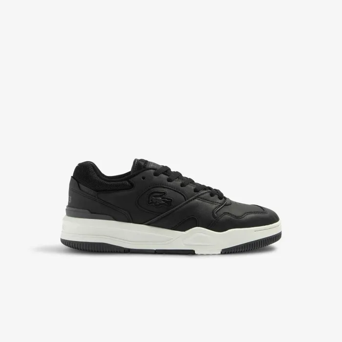 Sneakers Men Lacoste Men039s Lineshot Leather Sneakers Black Grey 237